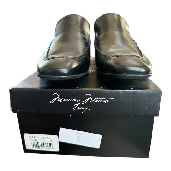 Massimo Matteo Men’s Velvet Slip-On Loafers - Black - Size 11 - New - Picture 7 of 7